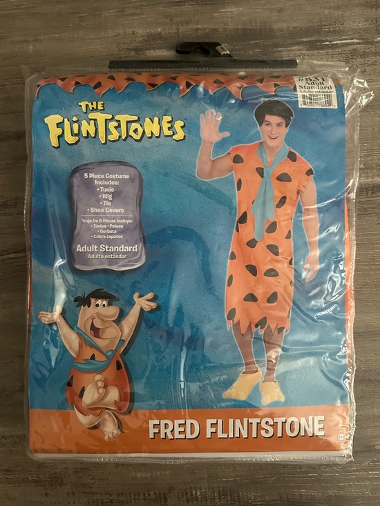 Fred Flintstone Other - 5 Piece Adult Fred Flintstone Costume